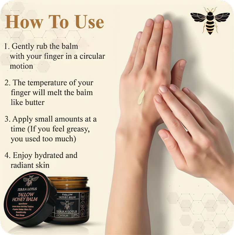 Organic Tallow Honey Balm