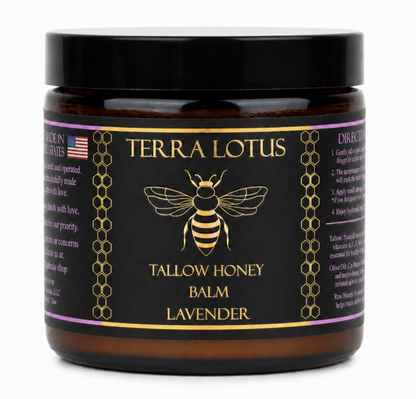 Organic Tallow Honey Balm Lavender