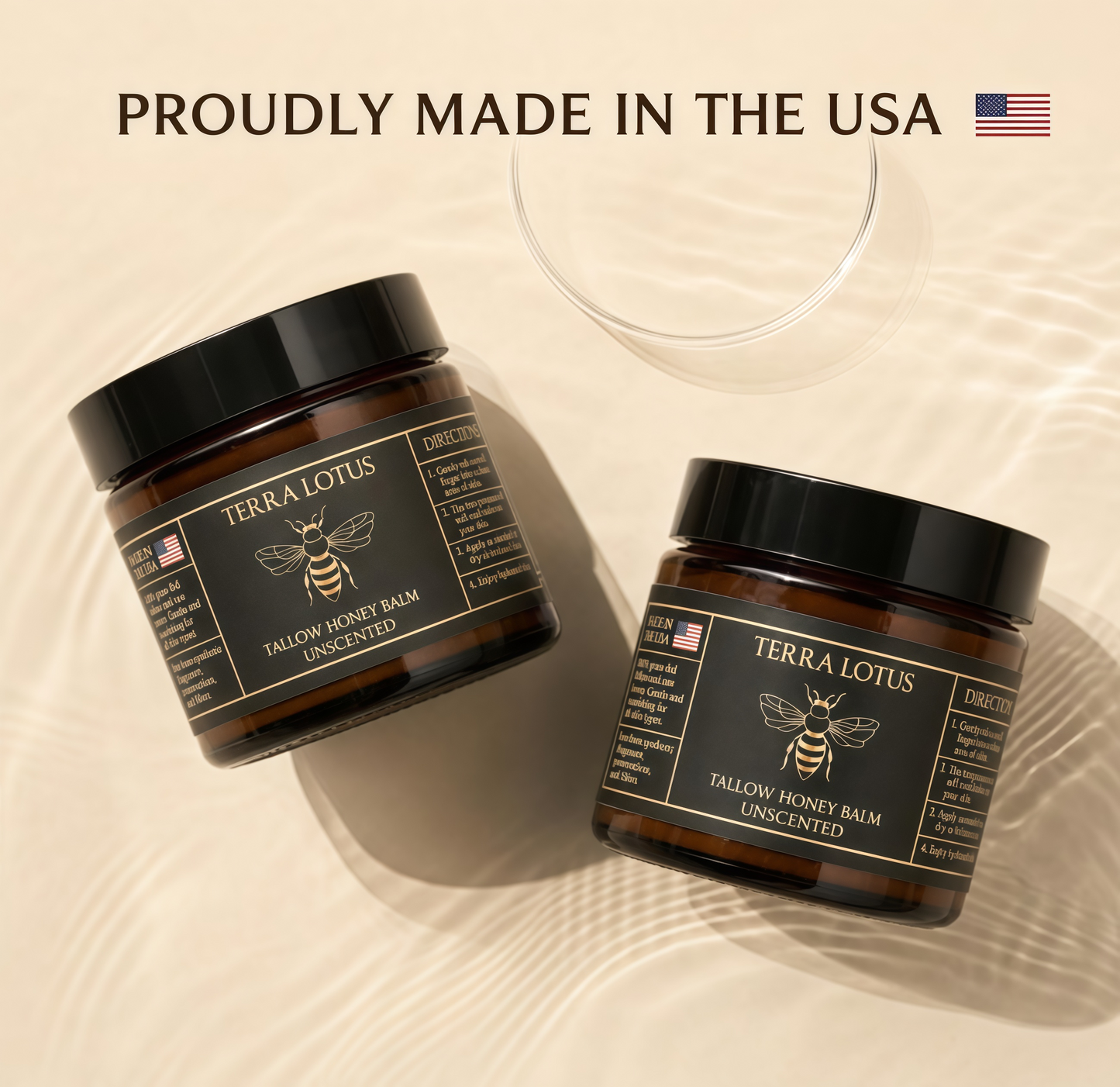 Organic Tallow Honey Balm Lavender