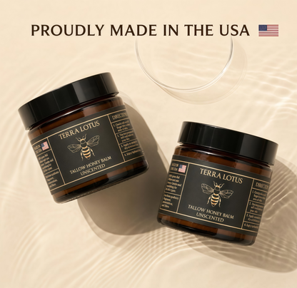 Organic Tallow Honey Balm Lavender