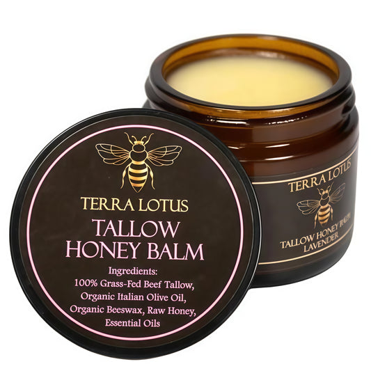 Organic Tallow Honey Balm Lavender